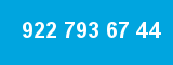 922 793 67 44 922 793 67 44